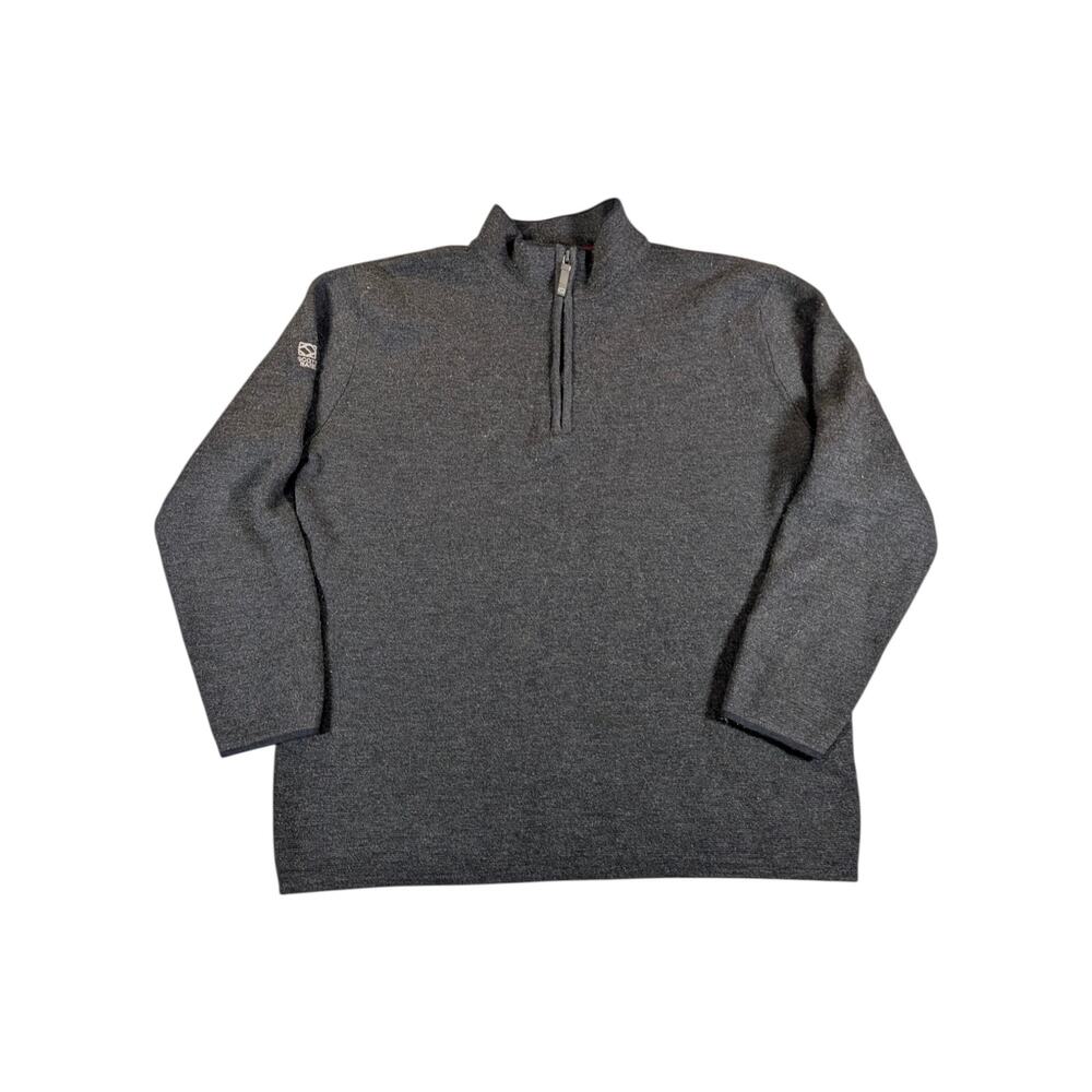Scott Base Merino Wool 1/4 Zip Sweater XL Outdoor Pullover